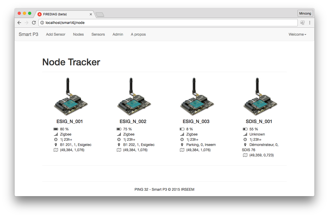 Smart P3 - Web UI / node