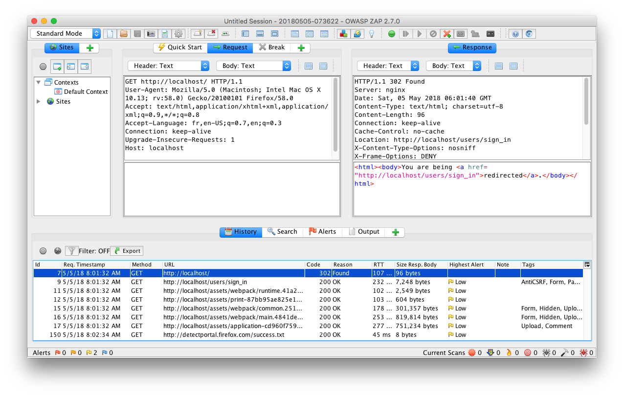 ZA Proxy Example